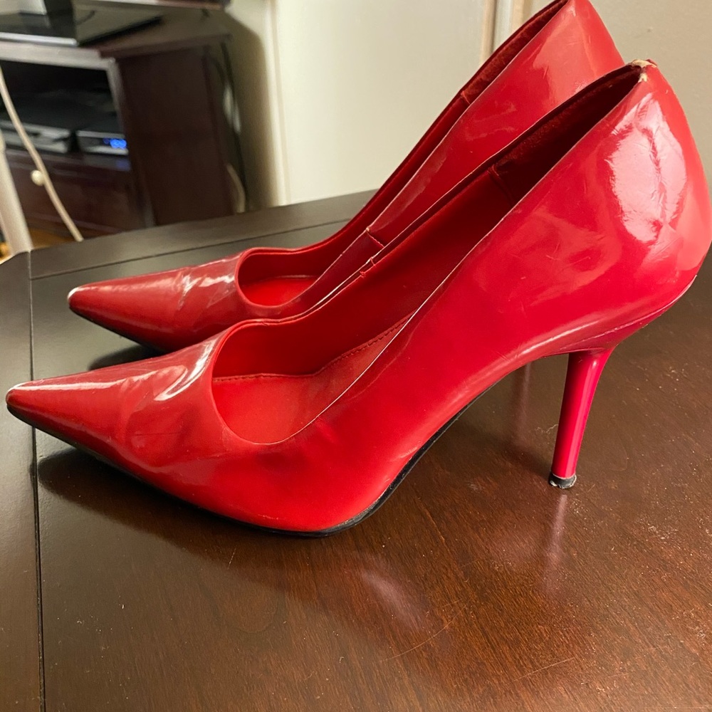 Red stilettos